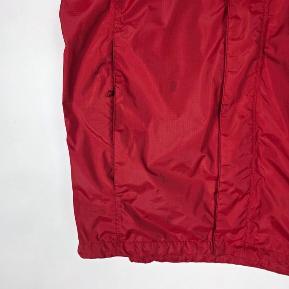 The North Face Resolve 2 Waterproof Mens Medium Long Sleeve Red Full Zip Jacket - Picture 3 of 9
